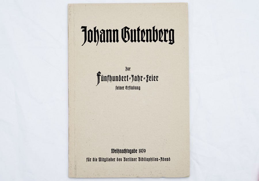 Günther Birkenfeld: Johann Gutenberg